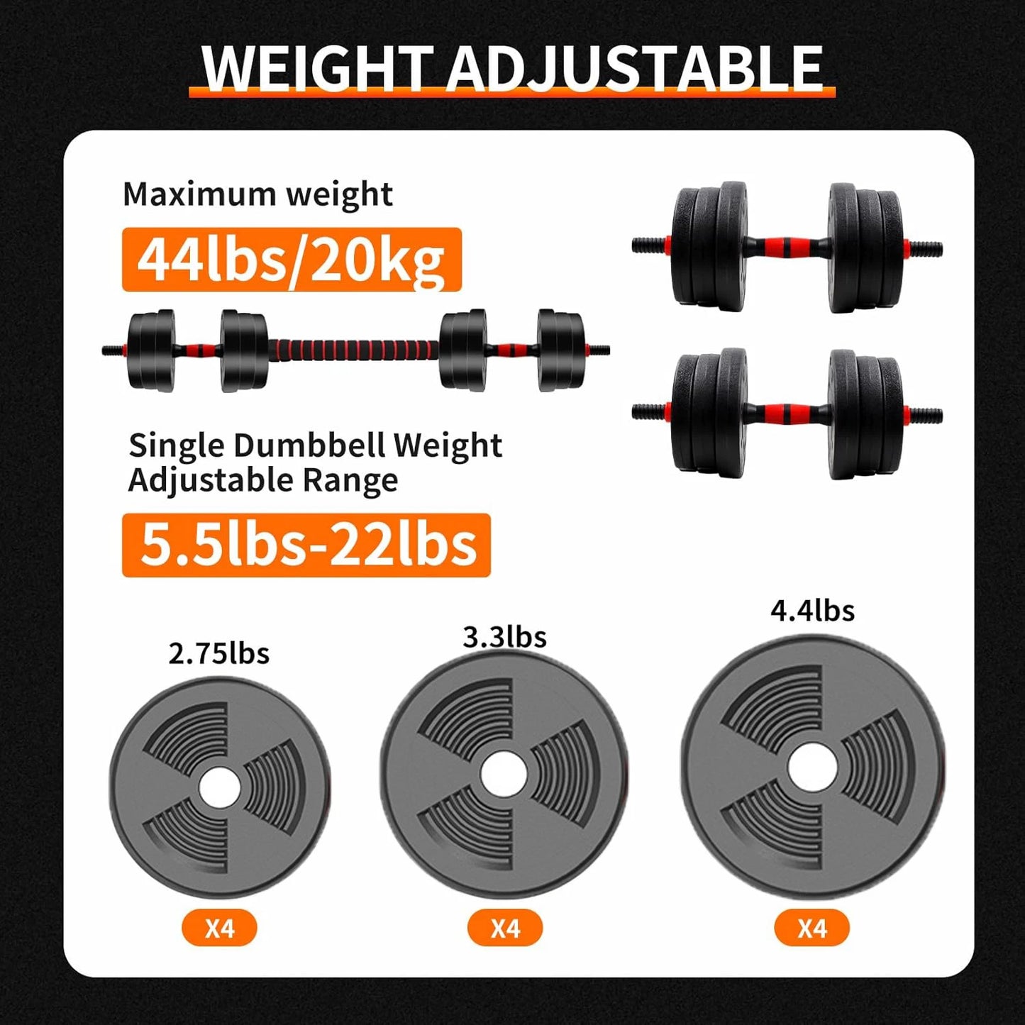Adjustable Dumbbell Set