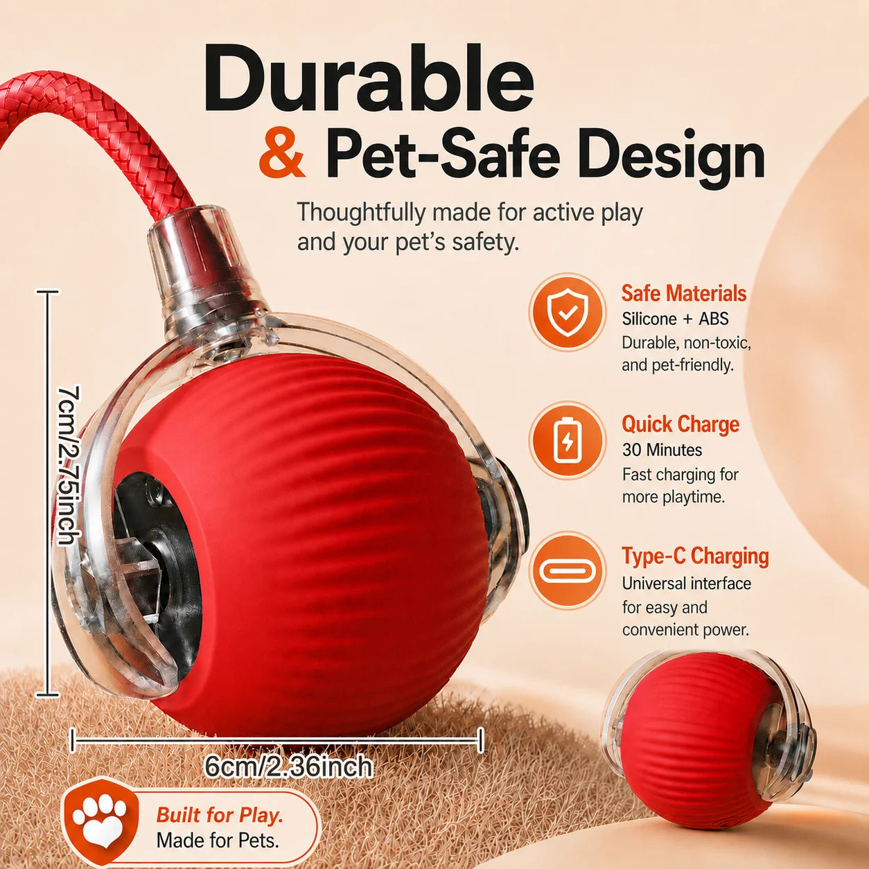 Interactive Dog Ball